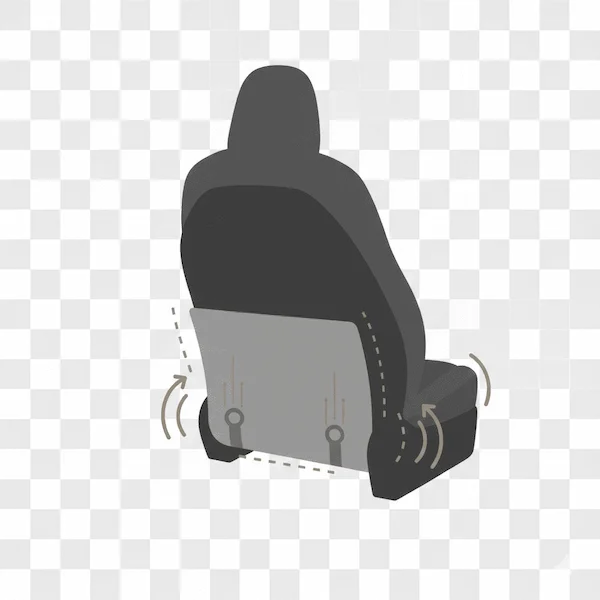 Tesla Model Y seat back protector secure installation icon